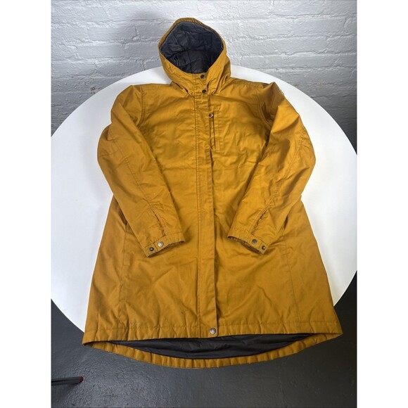 Fjällräven Kiruna Padded Parka Women’s XL Acorn G-1000 Hooded Winter Jacket - Picture 13 of 16